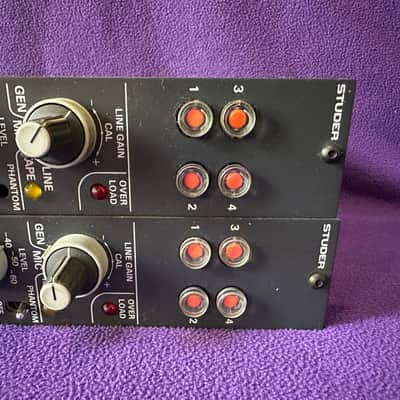 2x Studer Series 900 Input channels+Balancing output stage! With the legendary BIG EQ and 80 dB Gain! Watch the video! image 3
