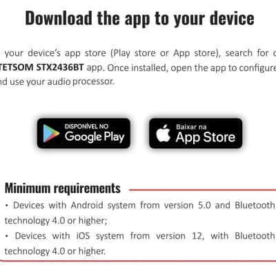 Stetsom STX2436BT Bluetooth Equalizer / Crossover 4 Output Channel with Full DSP image 5