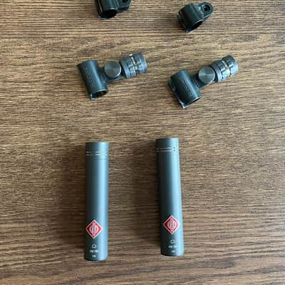 Neumann KM 184 mt Small Diaphragm Cardioid Condenser Microphone 1993 - Present - Matte Black: Pair but NOT matched image 3