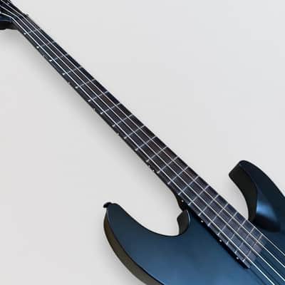 ESP LTD M-4 Black Metal 4 String Electric Bass Guitar - Satin Black image 7