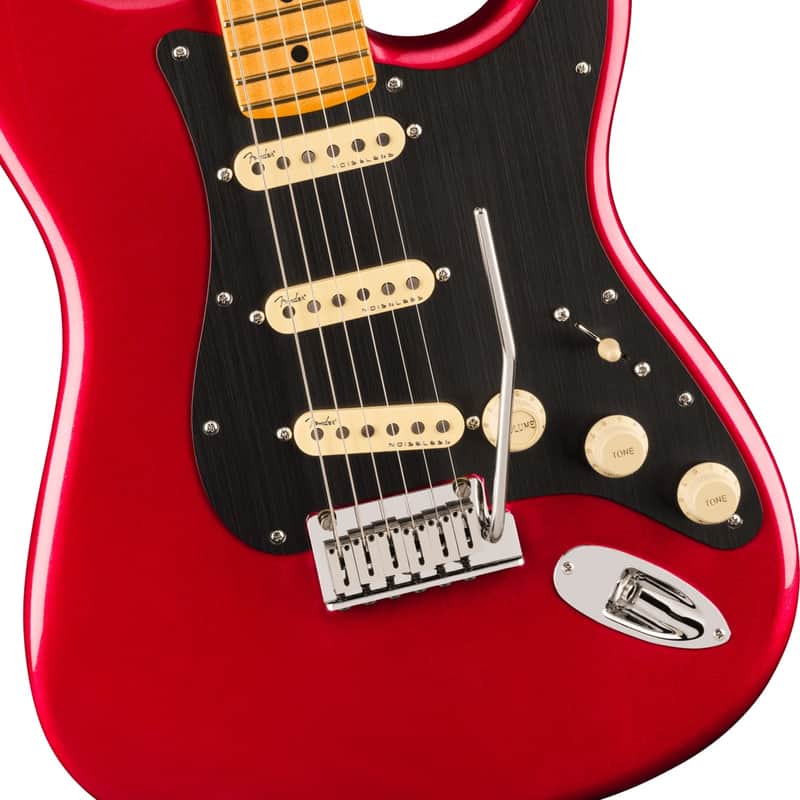 Photos - Guitar Fender American Ultra II Stratocaster Sinister Red