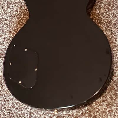 2008 Gibson Les Paul Studio black and gold electric guitar made in the usa Hardshell case image 9