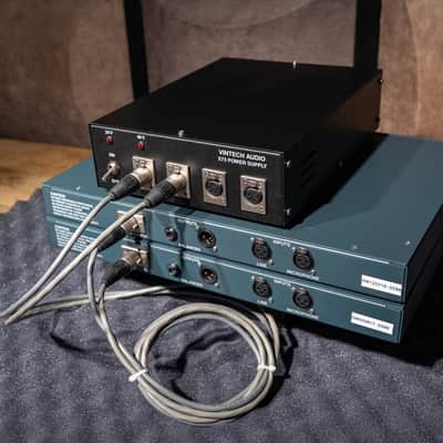 Vintech Audio Vintech Audio X73i Pair + Power Supply | Neve 1073 Style Class A Mic Preamp EQ | Pro Studio 2016 - grey image 8