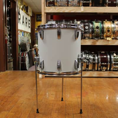 1970s Sonor Swinger Outfit in White 14x18 8x12 14x14 5x14 image 9