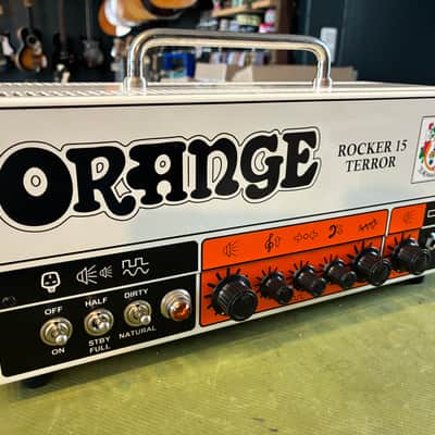 Orange Rocker 15 Terror 2-Channel 15-Watt Guitar Amp Head 2018 - Present - White image 1