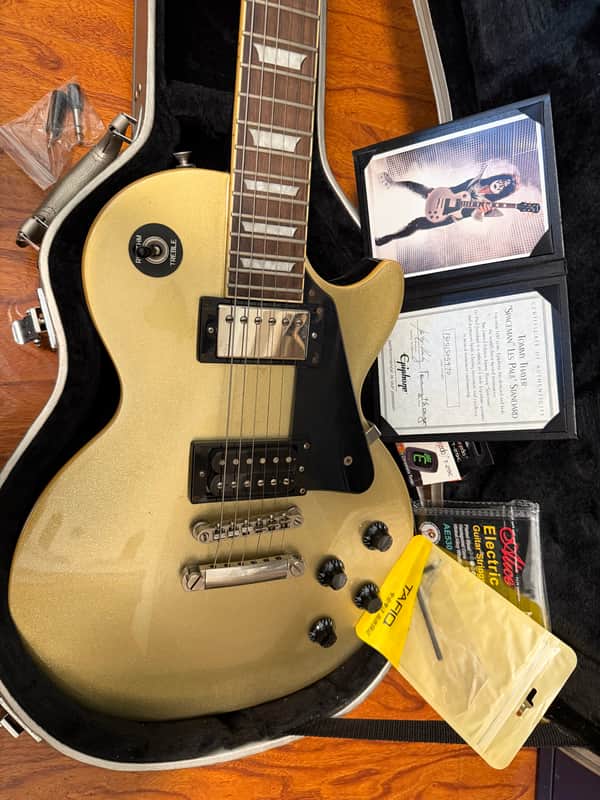 Epiphone  Tommy Thayer Signature"Spaceman"Les Paul Standard Silver Flake 2012 image 1