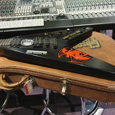 Black Label Society (Zakk Wylde Band) Artist Owned Tour Guitar: Gibson Gothic Flying V image 11