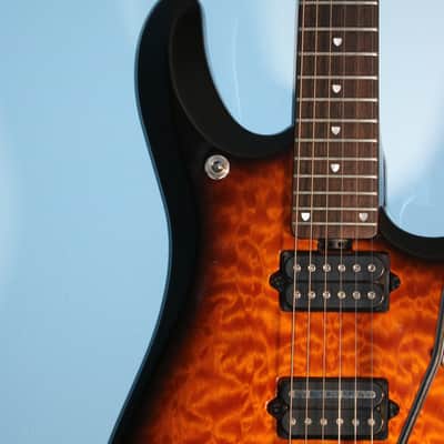 Music Man John Petrucci BFR JP6  2015 Black Gold Quilt image 11