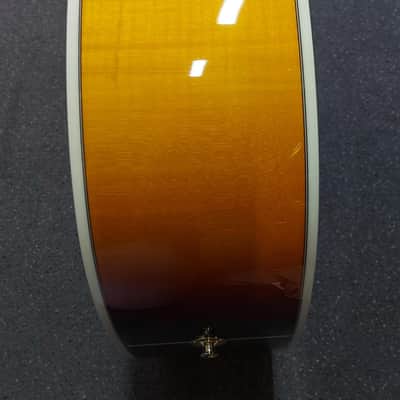 Takamine GB72CE BSB G Series Jumbo Cutaway Acoustic/Electric Bass 2010s - Gloss Brown Sunburst with Flame Maple Back and Sides image 11