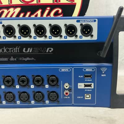 Soundcraft Ui24R 24-Channel Digital Mixer/USB Recorder with Wireless Control 2010s - Blue Bild 3