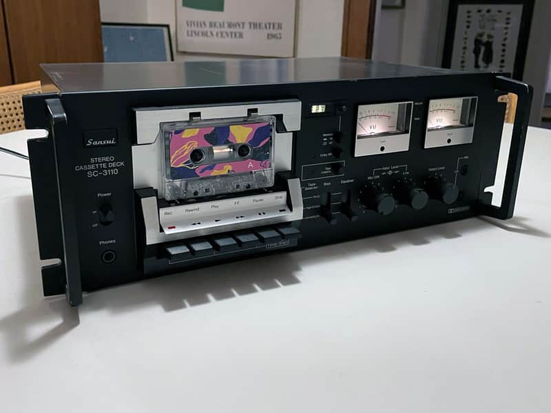 Sansui SC-3110 Stereo Cassette Tape Deck Clean and Working