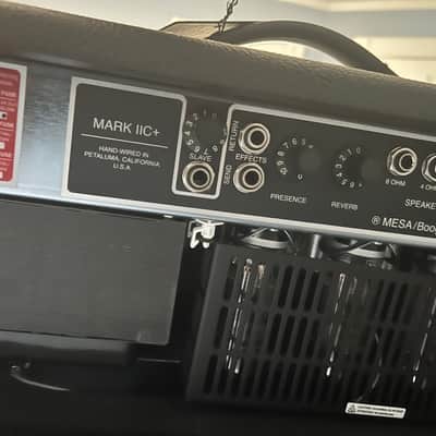 Mesa Boogie Mark IIC+ HRG Reissue 100-Watt Guitar Amp Head 2025 - Present - Black image 2