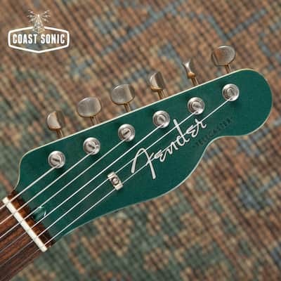 2023 Fender FSR Hybrid II Telecaster Sherwood Green w/ Matching Headstock Japan MIJ image 11