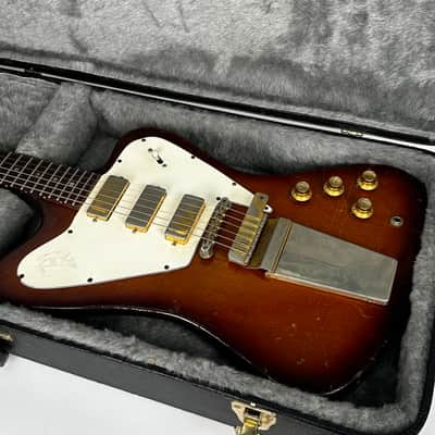 Gibson Firebird VII Non-Reverse 1965 - Sunburst Owned and Played by The Dandy Warhols Peter Holmström image 10