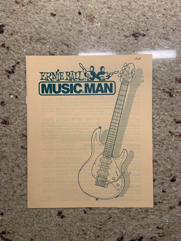 Vintage 1989 Ernie Ball Music Man Spec Book! image 1