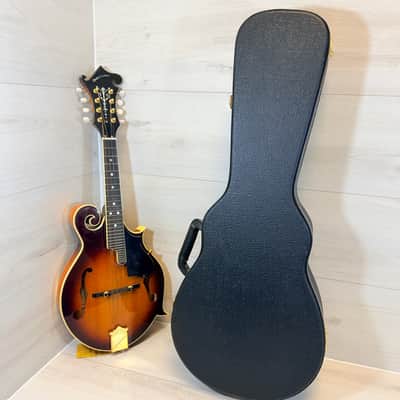 Oscar Schmidt OM40 F-Style Mandolin w/ Hard Case - Spruce Top, Maple Back & Sides, Gold Hardware image 8