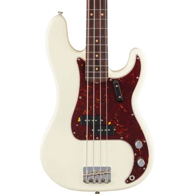 Fender American Vintage II 1960 Precision Bass RW Olympic White - 4-String Electric Bass image 2