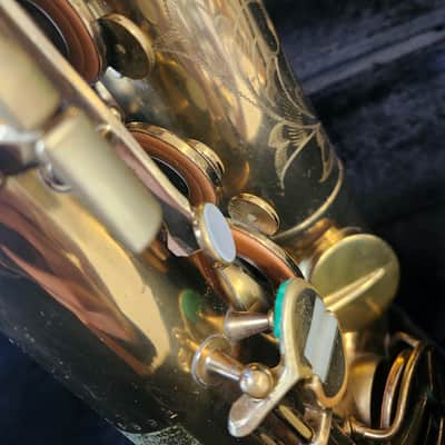 Vintage 1948 Martin "The Committee" Alto Sax, Orig. Lacquer, New Pads, New Case image 14
