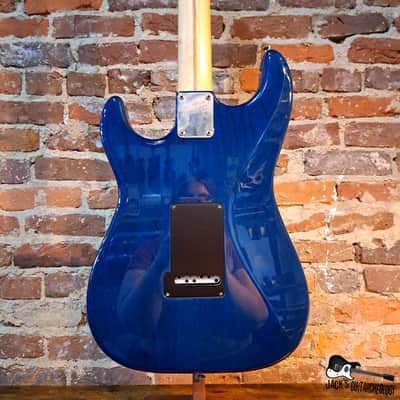 Hamer USA S-Style w/ Duncan Rails & Scalloped Neck (1993 - Cobalt Blue) image 11