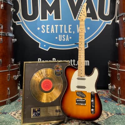 Tom Anderson Brad Whitford’s Aerosmith, Telecaster, Authenticated 1990s Sunburst image 4