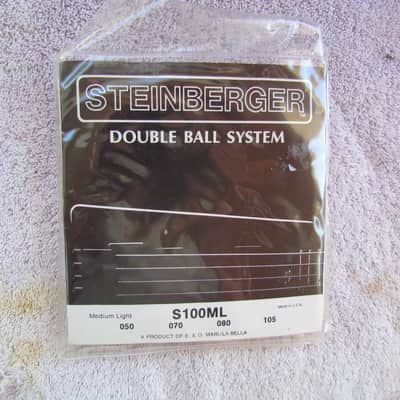 Steinberger S100ML Double Ball Bass Guitar Strings Made By La bella 80's? NOS Never Used But Older image 1