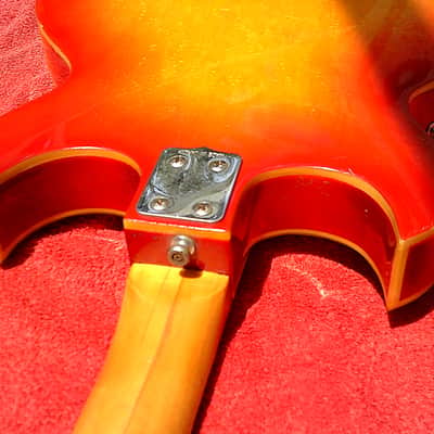 Barney Kessel*Vintage 1960's Norma / Teisco👑Semi-Hollow electric guitar*made-in-Japan image 17