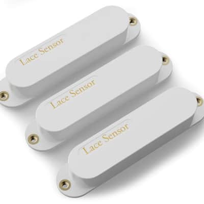 LACE Sensor "Triple Gold Set" 3-Pack Single Coil Pickups - White image 3