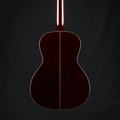 Santa Cruz H13 Custom Old Growth Mahogany and Moon Spruce Sunburst with Century Block Inlay NEW image 3