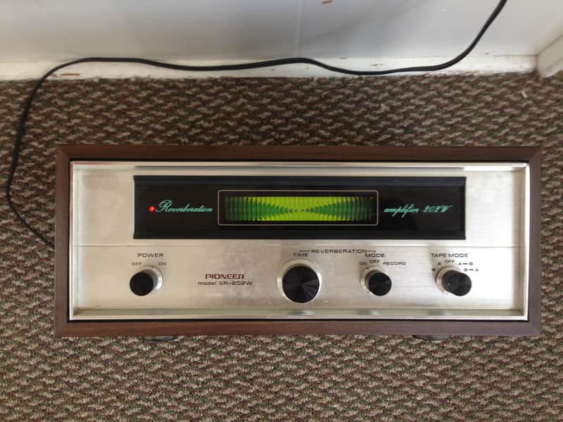 Pioneer Reverberation Amplifier Model SR-202W Spring Reverb Unit image 1