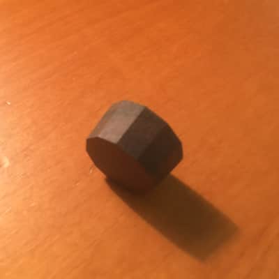 Guilford Guilford Brazilian Rosewood 11 sided Facet Cut Tapered knob for volume/ tone - 6mm bore. image 3