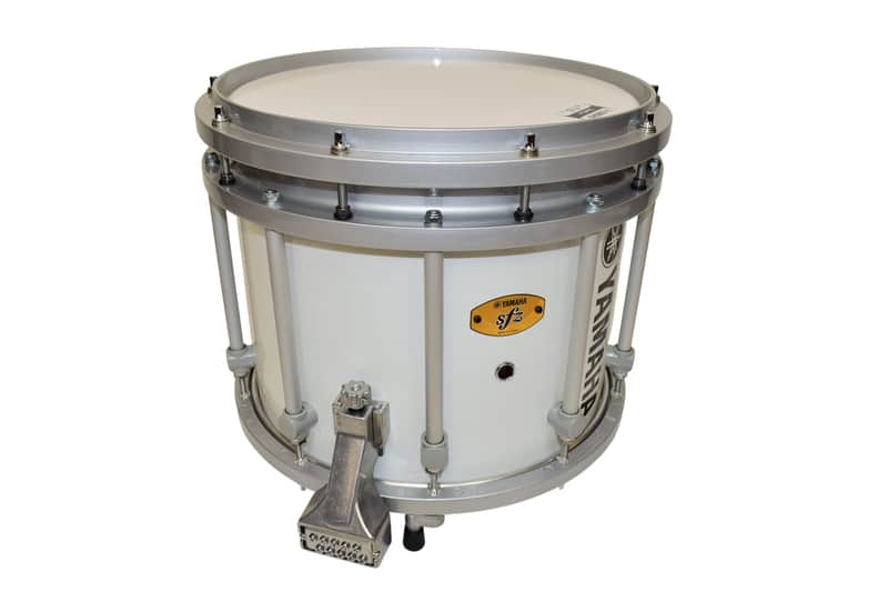 Yamaha MS-9313 SFZ Series 13"x11" Marching Snare Drum, White image 1