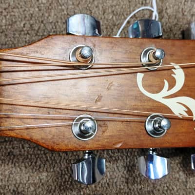 2000’s Yamaha FG-402MS Acoustic Dreadnought Guitar, Solid Spruce Top, Mahogany image 6