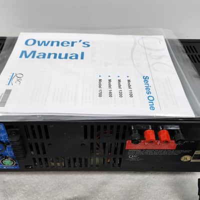 QSC Vintage Series One Model 1200, 100 watts 8 Ohms, Convection (No Fan) made in USA image 7
