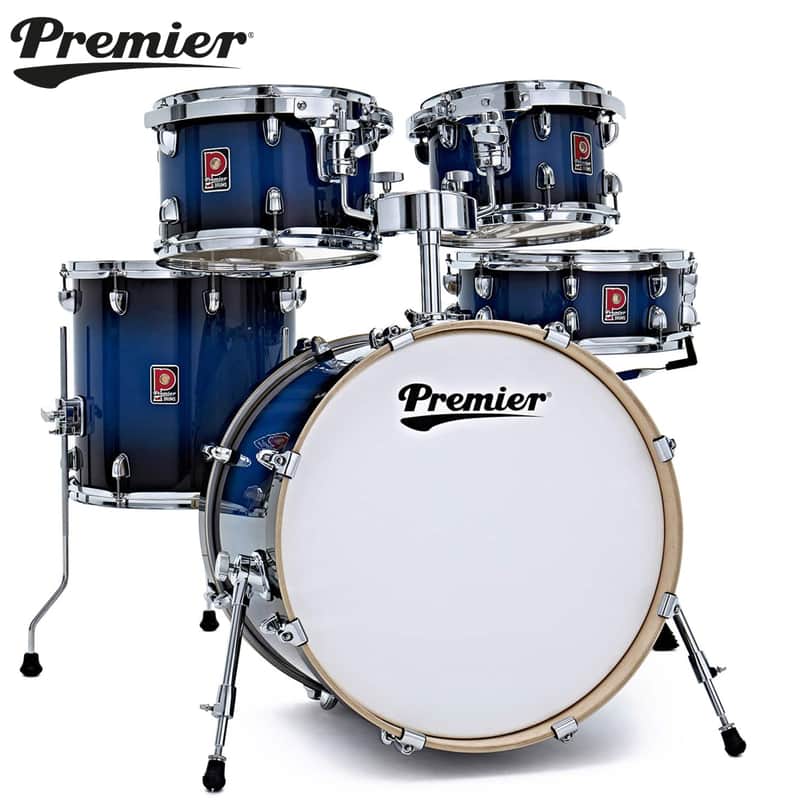 Premier Artist Series 20" 5PC Birch Drum Shell Pack Indigo Burst PAB20-5SPINB image 1