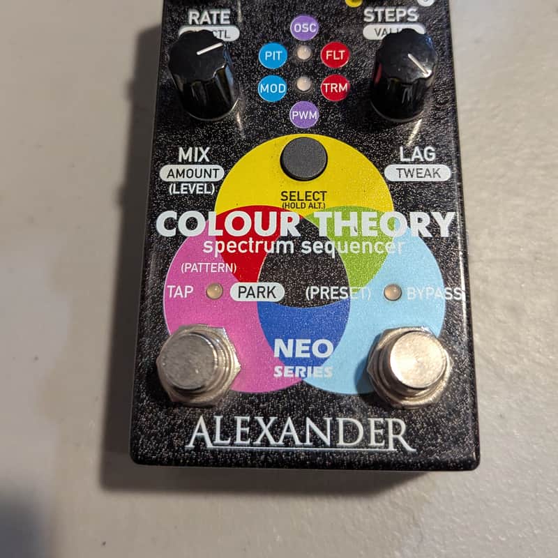 2010s Alexander Pedals Colour Theory Spectrum Sequencer Graphic
