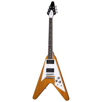 Gibson 70s Flying V Antique Natural - Electric Guitar image 1