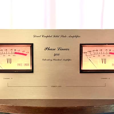 Phase Linear 400 Power Amplifier ~200WPC – Vintage Solid State Amp – Tested, Original Box 💥 image 1