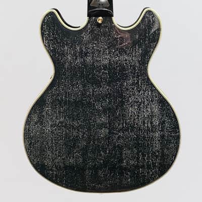 D'Angelico Excel Mini DC Semi Hollow body Electric Guitar - Black Dog imagen 4