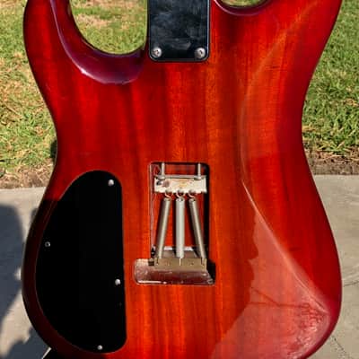 Warmoth Strat  Trans Red Burst image 10