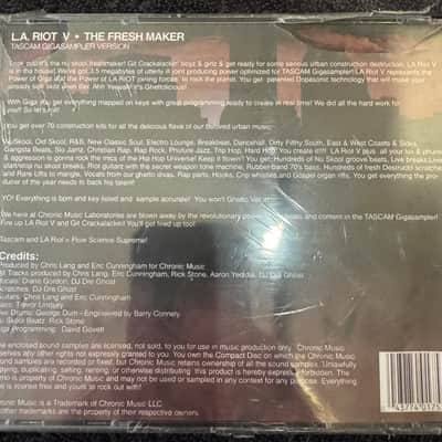 New Tascam Gigasampler Giga L A Riot 5 Kits Drum Breaks Bass Gtr image 3