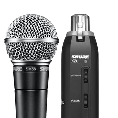 Shure SM58+X2u USB Digital Bundle image 1
