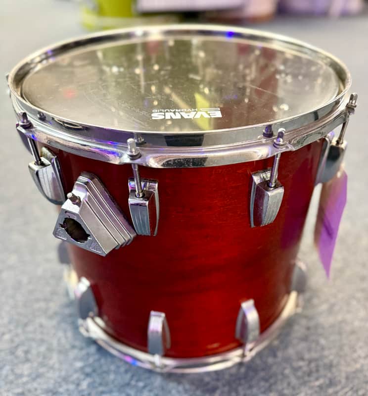 Ludwig Classic Maple Tom 14"x13" Trans Ruby Red - Pre Owned image 1