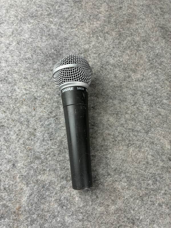 Shure SM58 Handheld Cardioid Dynamic Microphone 1984 - Present - Black image 1