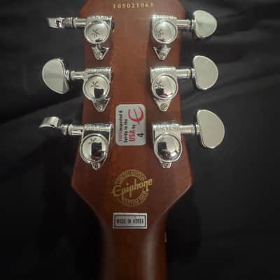 Epiphone Les Paul Bob Marley One Love signature 2004 - Flat brown stained image 5