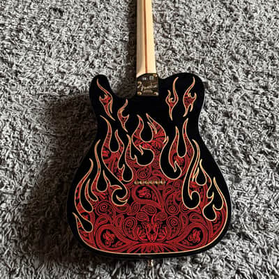Fender James Burton Telecaster - Red Paisley Flames image 3