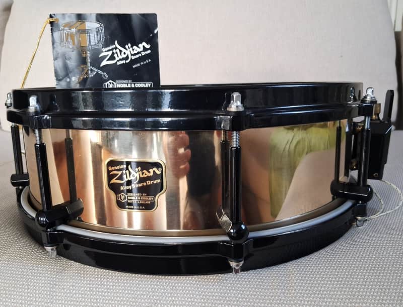 NOBLE & COOLEY ZILDJIAN CAST ALLOY SNARE DRUM 4,75"X14" image 1