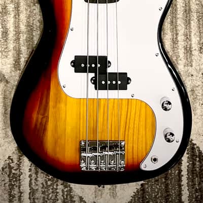 Atkins APB3F 4-ST Fretless Precision Bass 2023 - Tobacco Sunburst image 3