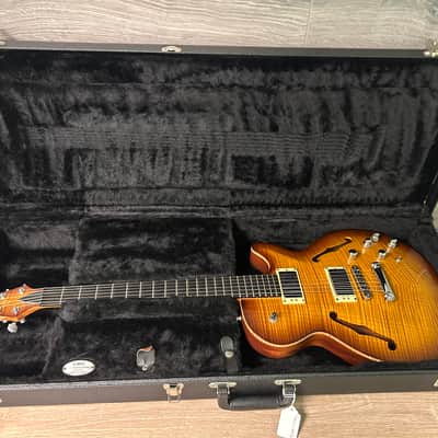 Carvin SH575 Semi-Hollow Electric Synth Access Guitar Piezo w/ Case #2818 image 25