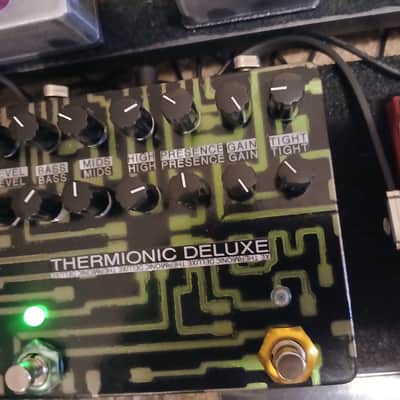 PigStompPedals "Dual DirtyShirley clone" PedalPCB -Thermionic Deluxe- Color shift circuitry finish image 6
