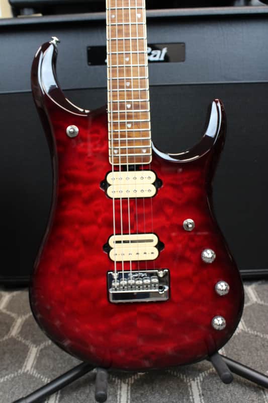 Ernie Ball Music Man BFR Baritone JP15 - Cherry Creamsicle 6 String Guitar Signed by John Petrucci 100pcs *AUTHORIZED DEALER image 1